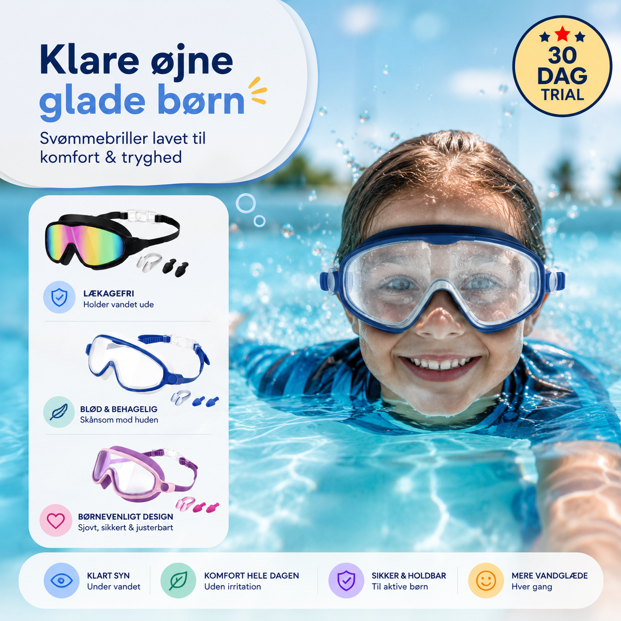 NemKlik Svømmebriller